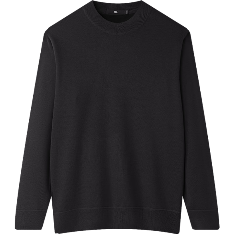 HLAHLA Men's Warm Knitted Sweater 25 Crew Neck Fleece Lined Thick Soft Winter Pullover