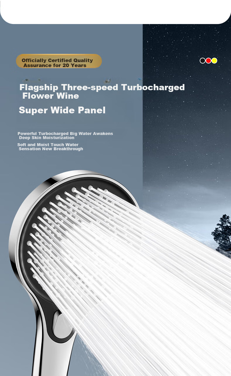 JROR [Germany] High-Pressure Shower Head Set of Three, Bathroom Shower Head And Shower System HL-005 6