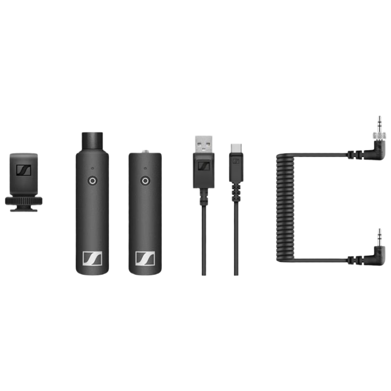 SENNHEISER XSWD Portable Interview Set Wireless Lavalier Microphone Wireless Bodypack Microphone for Speech and Conference (Compatible with XLR Microphones)