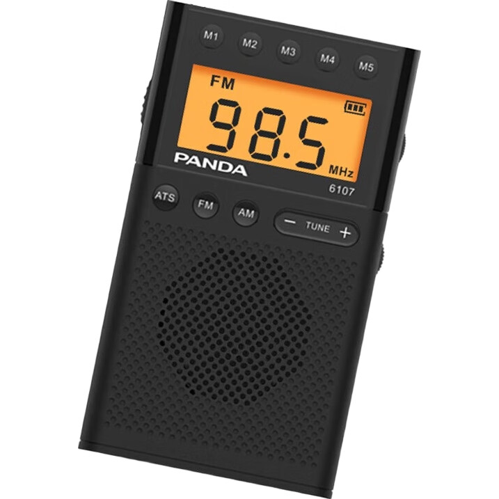 Мини-радио Panda 6107 для прослушивания английского языка, экзаменов, подарка пожилым людям, портативное, с цифровым дисплеем