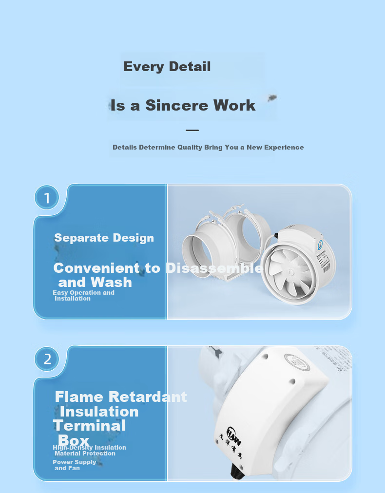 NW (NYYW) Duct Fan, Quiet Exhaust Fan, Ventilation And Exhaust Fan, Axial Flow And Mixed Flow Fan, DPT-250P 26