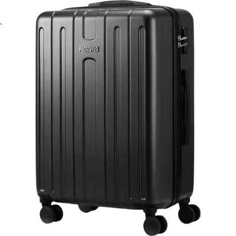 Чемодан American Tourister, 24 дюйма, большой, для студентов, черный