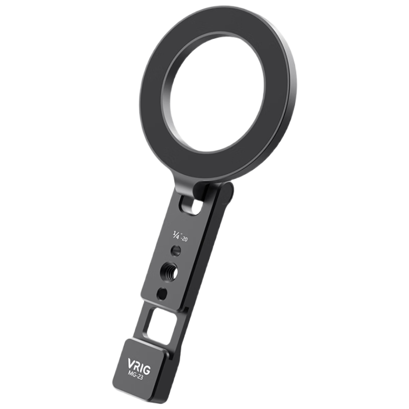 VRIG Weilege MG-23 Magnetic Phone Stand, MagSafe Cold Boots Selfie Stick Photography Stand, Apple IPhone 18 Photo Accessory, Android Phone Desktop Live Streaming Vlog Tripod