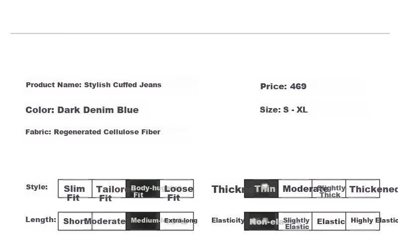 Dme [100% Regenerated Cellulose Fiber Denim], Summer Mid-Rise Tapered Pants, Lightweight Denim Trousers for Wome 8