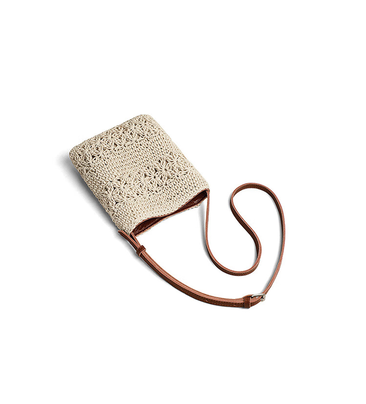 Love Sea Women's Handwoven Phone Bag Beach Luxury Brand Birthday Women's Day Gift 10