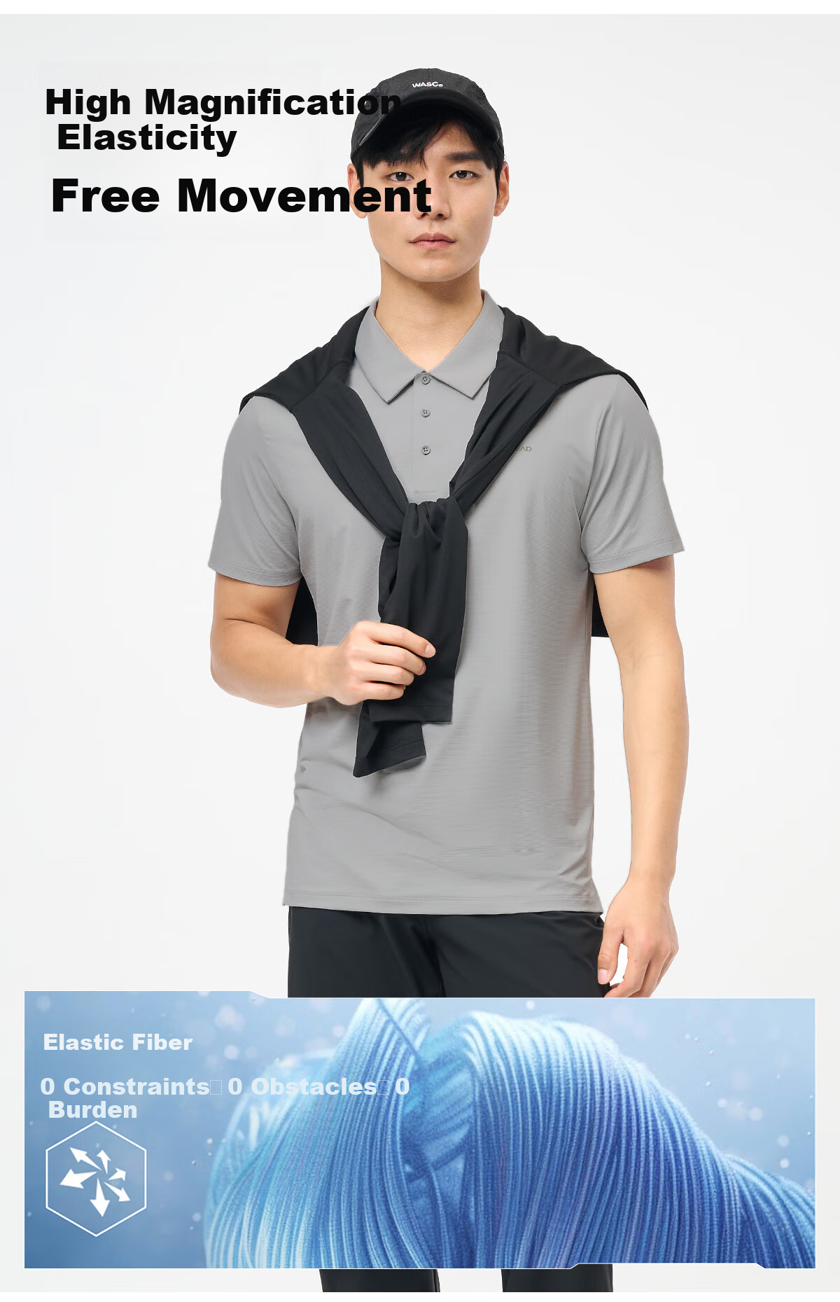 TOREAD Short-Sleeve T-Shirt, Spring And Summer Men's Sports Top, Collared Polo Business Quick-Dry Shirt, TAJJCN81827 5