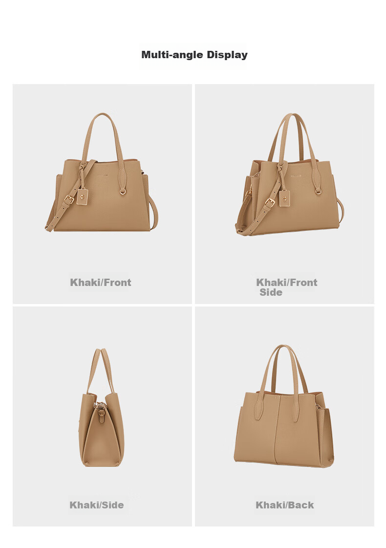 Yierkang Gift Box Genuine Leather Large Capacity Tote Bag Crossbody Shoulder Bag for Mom, Women's Handbag 2026 Model 7