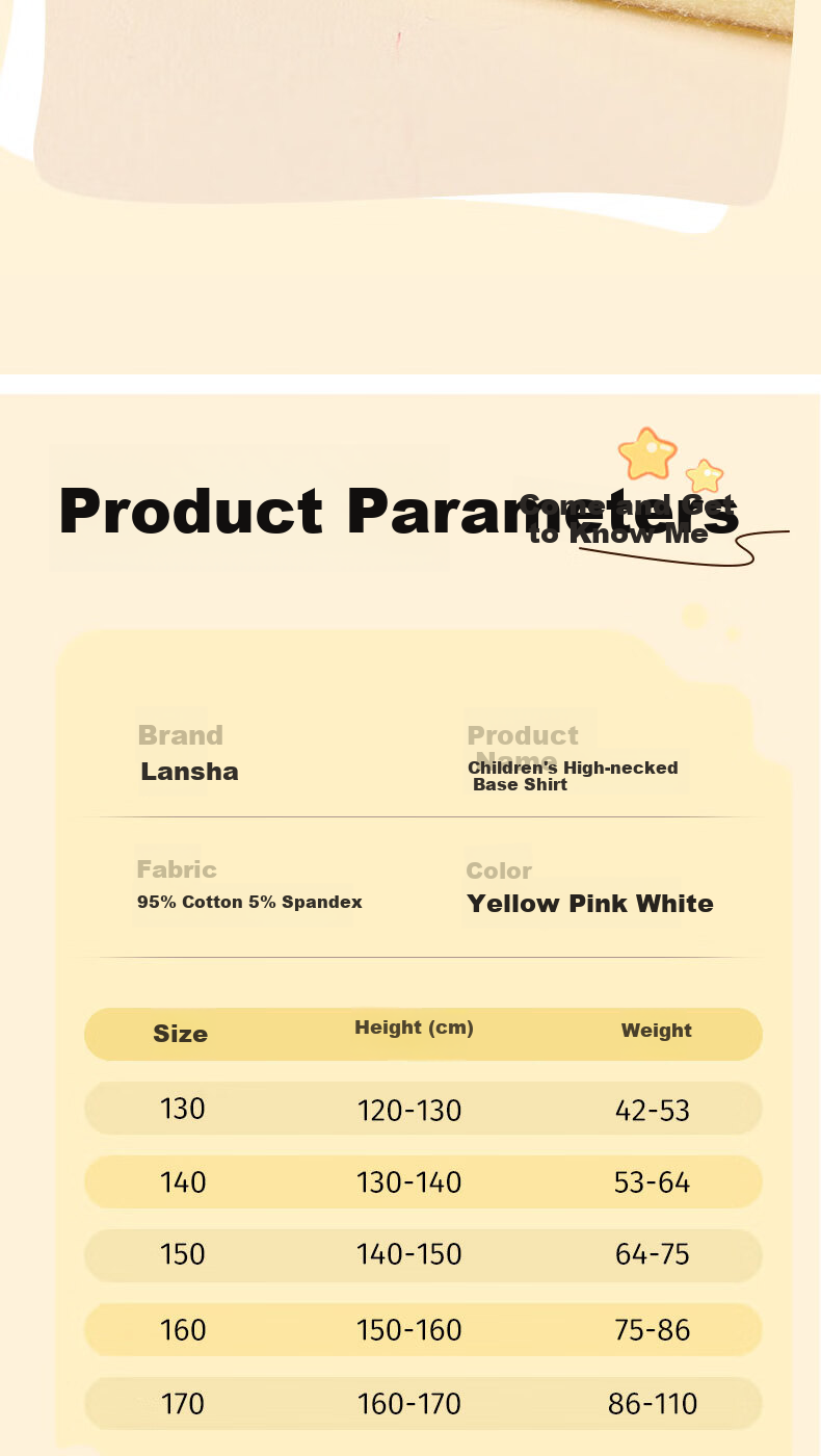 LangSha Children's T-Shirt, Boys And Girls Autumn And Winter Pure Cotton Undershirt, Big Kids And Teenagers Antibacterial Long-Sleeve Solid Color T-Shirt 10