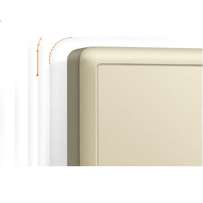 BULL Switch Socket G36 Series Single Computer Cable Type Category Six Socket G36T102A Champagne Gold Concealed Installatio