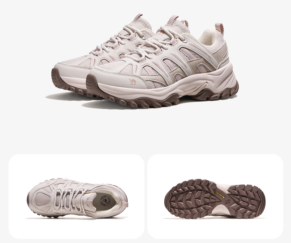 CAMEL [Dilraba Same Style - Yunyi 2.0] Outdoor Hiking Shoes Unisex Non-Slip Wear-Resistant Trekking Sneakers 3023 36