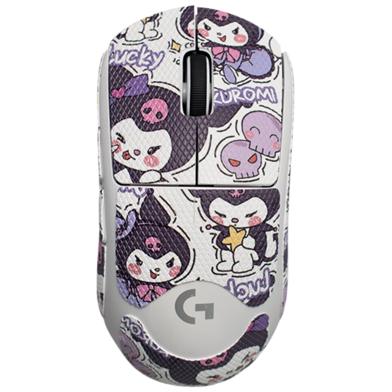Huoshi GPW2 Mouse Anti-Slip Sticker Sweat-Absorbing Scratch-Resistant Full-Coverage Skin for GPW 2nd/3rd Gen Naught Kuromi Edition