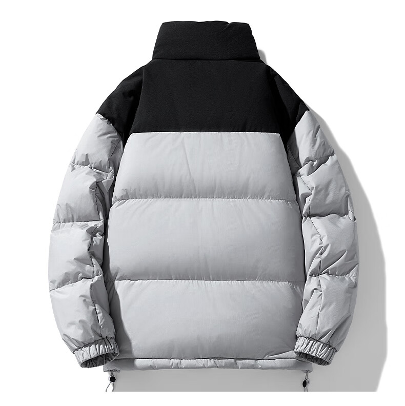 JEEP Men's Winter Down Jacket New Windproof Warm Casual White Duck Down Stand Collar Cold-Resistant Coat 9