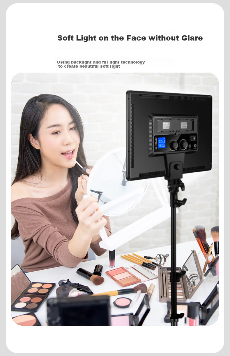 NEEWER NL-288A Photography Light, LED Fill Light, Jewelry Live Streaming Video, Continuous Lighting, Professional Flat Panel Light, Surface Light, Camera Shooting, Portrait Photography, Outdoor Lighting, Hair Light 7
