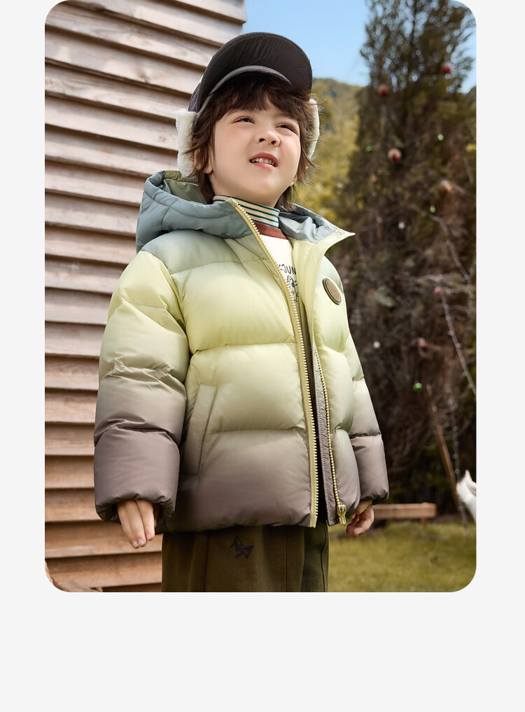 ASK JUNIOR [Canada Duck Down] Four-Way Protective Parent-Child Down Jacket Winter Kids Warm New Year Coat Toddler 7A Antibacterial Boys 5