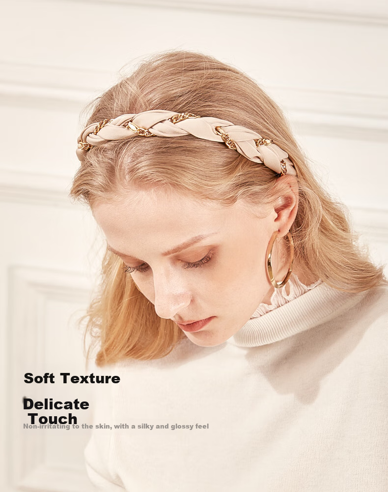 ELLE Headband for Women, French Chic Style, Fashionable Versatile High Crown Headband, Gift for Girlfriend on Mid-Autumn Festival 7