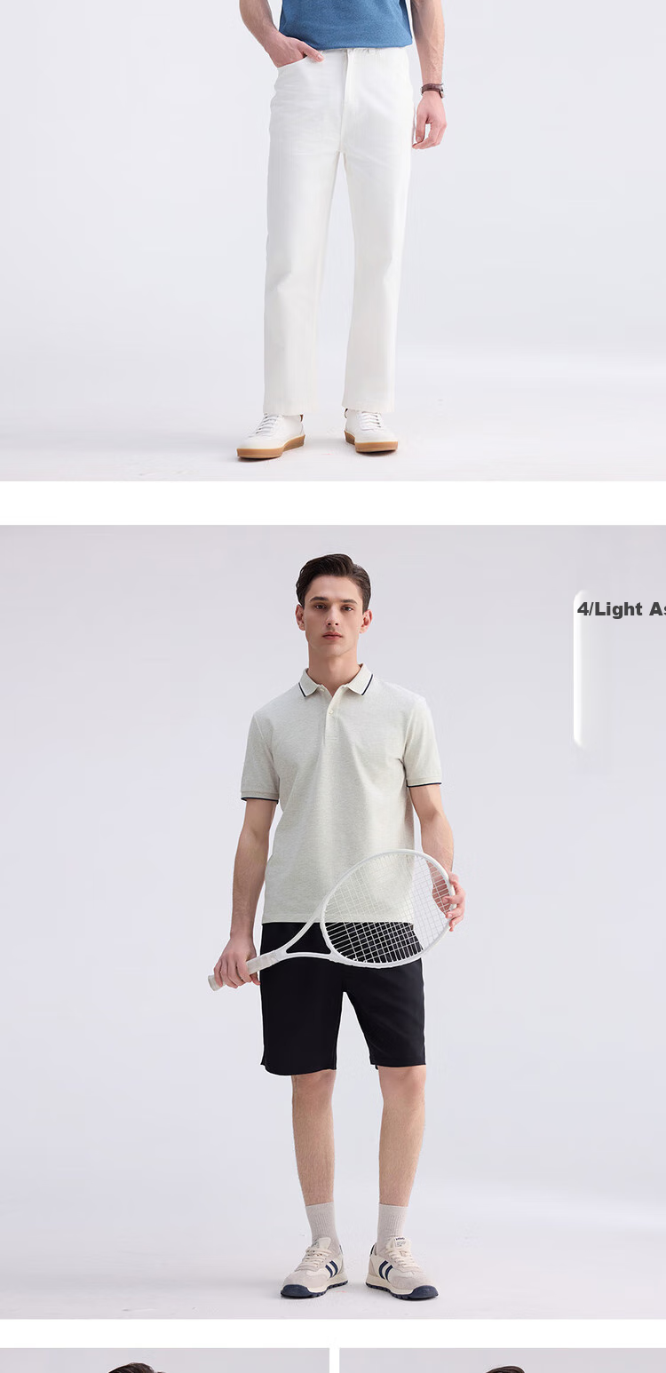 Giordano Men's Short-Sleeve Polo Shirt, Summer New Style, Elastic Lycra Cotton Contrasting Color Collar Top, Men's 01015383 11