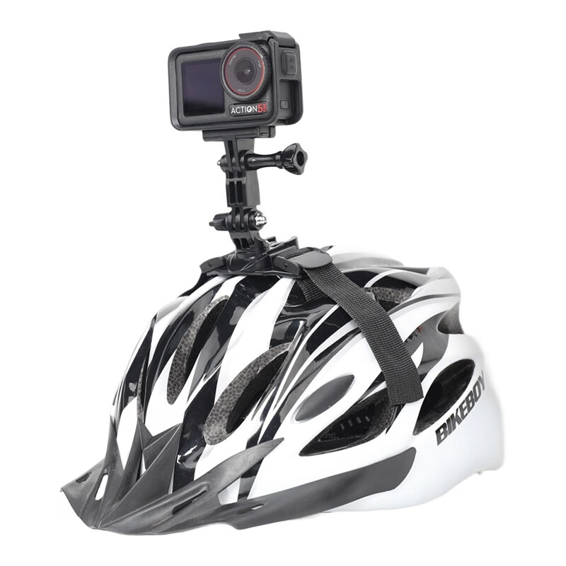 Qiye Bicycle Helmet Mount First-Person View Compatible with DJI Pocket 3 Camera, Action 5 Pro Action Camera, Action 6 Accessories Nano