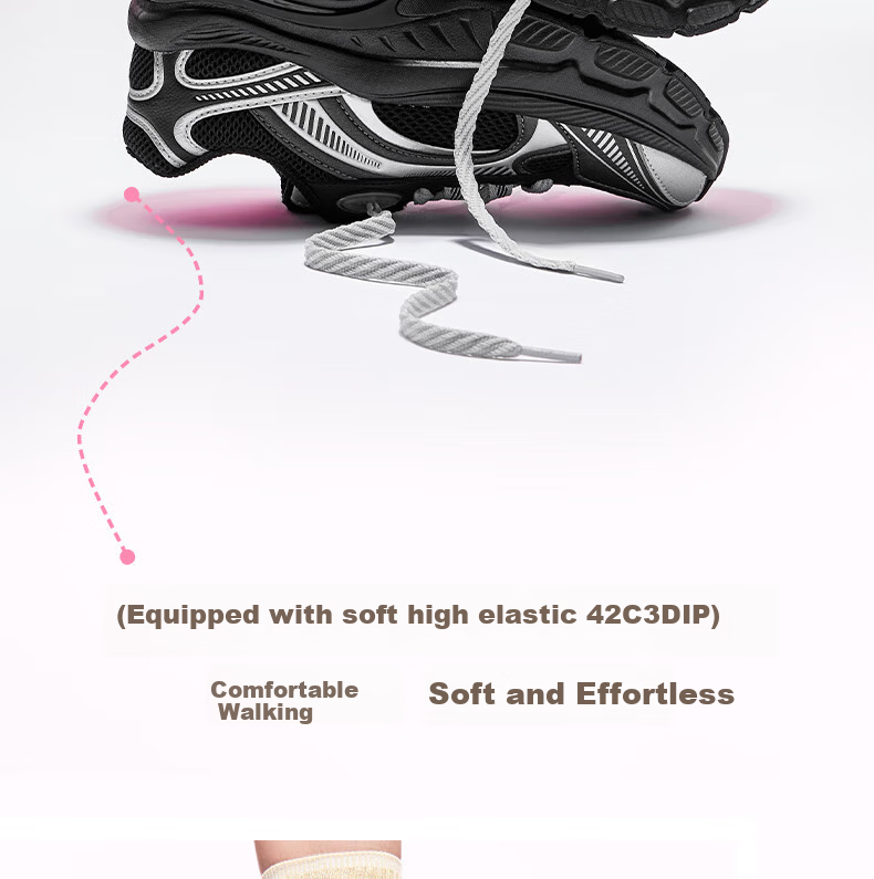 361° Women's Sports Shoes Heart Design Autumn Mesh Thick Sole Retro Casual Platform Dad Sneakers 682536760-3 13