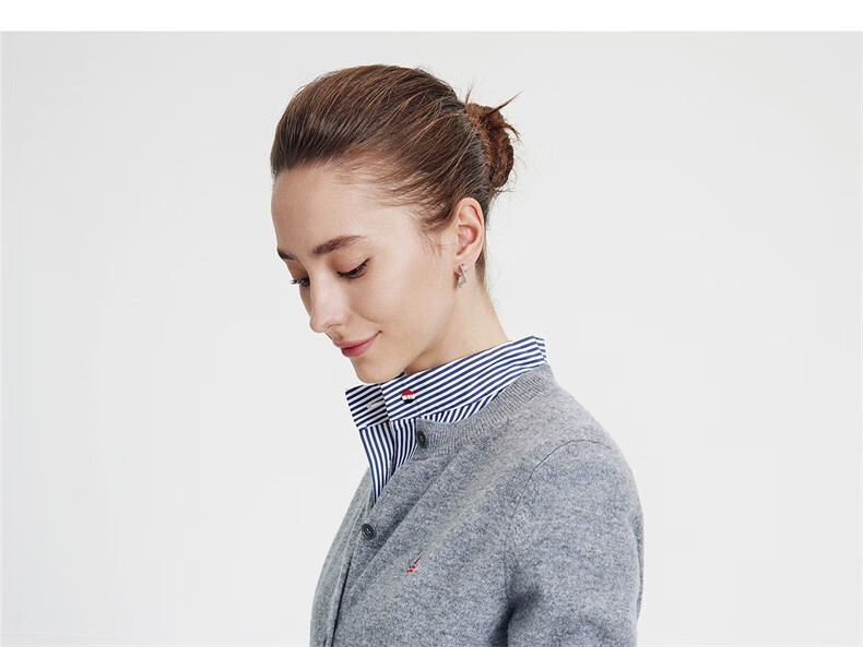 Navy Sail Italy Small Sailboat Women's Knitwear 100% Wool Cardigan Sweater Jacket 2334092021 Blue S 24