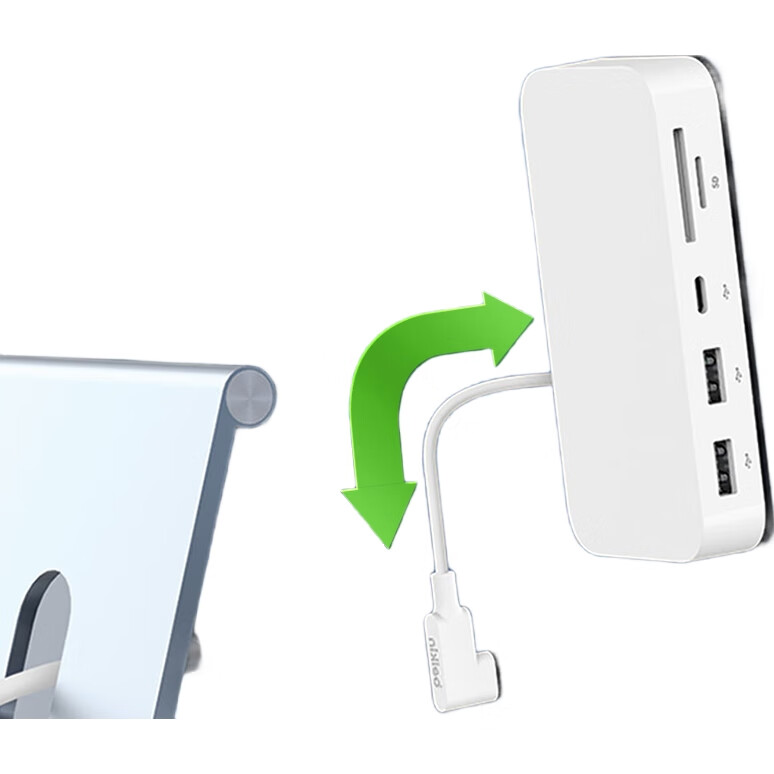 Адаптер-концентратор Belkin INC011btWH Type-C 6-в-1, Thunderbolt, USB Ethernet HDMI, SD/TF кард-ридер, 10 Гбит/с