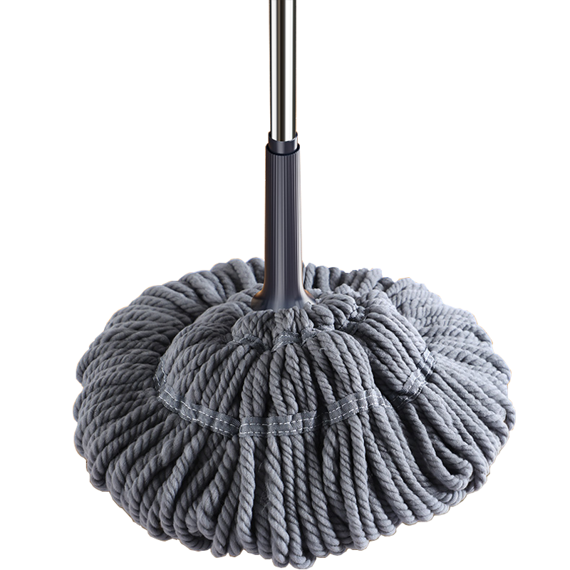 Jiabangshou 45cm Self-Wringing Mop Household Hands-Free Water Mop 2026 Lazy Yarn Absorbent Floor Mop Integrated Washing and Mopping