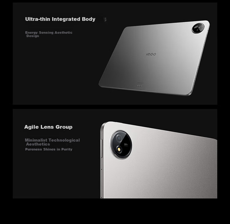 IQOO Pad5, 8GB+128GB, Yin Yi, Subsidy 15%, 12.1-Inch Gaming Large Screen, Blue Crystal × Dimensity 9300+, Tablet Computer, Vivo 11
