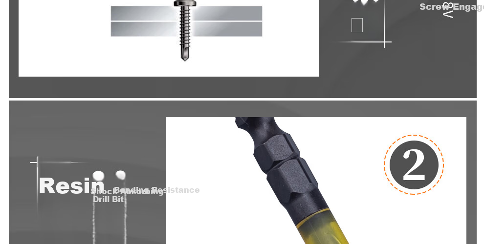 ANEX Black Dragon Resistant Screwdriver Bit ABRM-2065, Resistant to 40V Strong Magnet, Double-Ended Phillips Screwdriver, PH2X65mm, 2-Piece Set 10