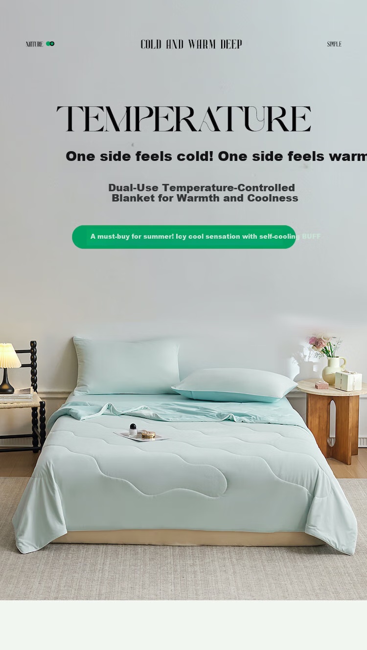 LIIESEN [Japanese Original] COOLME Cooling Air Conditioning Quilt, Antibacterial Single Bedding, Summer Quilt, Summer Cool Quilt, Size 2.0 1