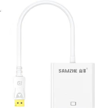 Адаптер SAMZHE ZJX-170, DisplayPort на DVI (Female), 1080P, белый