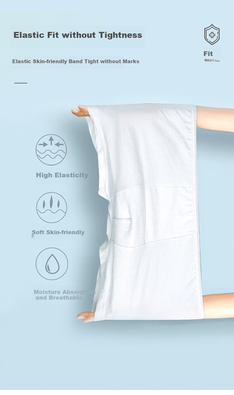 LangSha Disposable Men's Underwear, Pure Cotton Boxer Briefs, No-Wash, Sterilized, for Business Trips, Travel, And Vacations, Individually Packaged 5