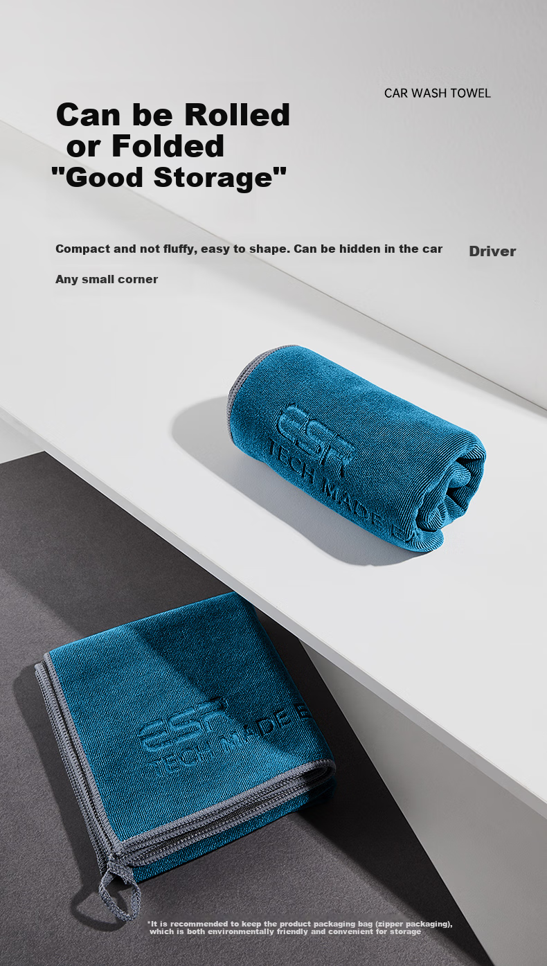 ESR ESR Car Wash Towel for Cleaning, Lint-Free, Absorbent, Car-Mounted, Streak-Free Cloth, Cleaning Supplies 11