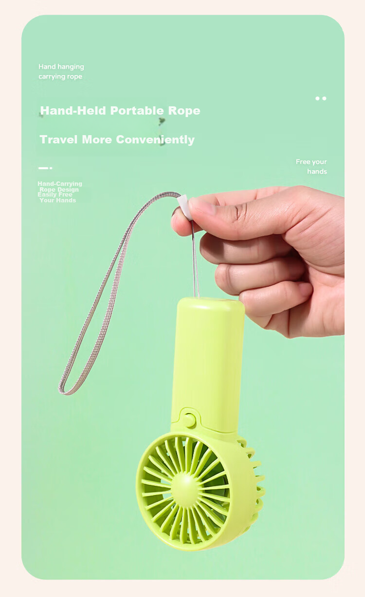 TaTanice Cartoon Mini Fan for Summer Desk, USB Rechargeable Storage Pen Holder, Multifunctional Fan with Lion Design, Portable 5