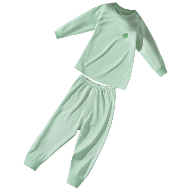 Beitais Fetal Sebum Children's Thickened Thermal Underwear Pajamas Autumn Clothes Autumn Pants Set Boys Girls Autumn Winter New Arrival