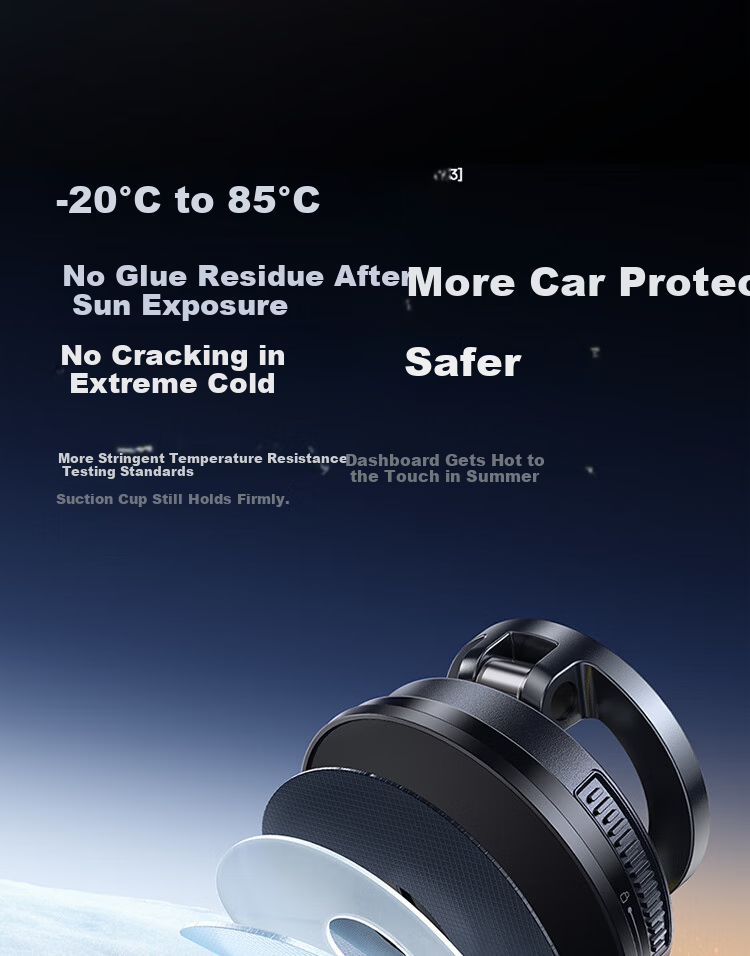 Baseus Car Phone Holder, Magnetic Vacuum Suction Cup, for Car Navigation And Dashboard, Universal Fit, New Model 2026 15