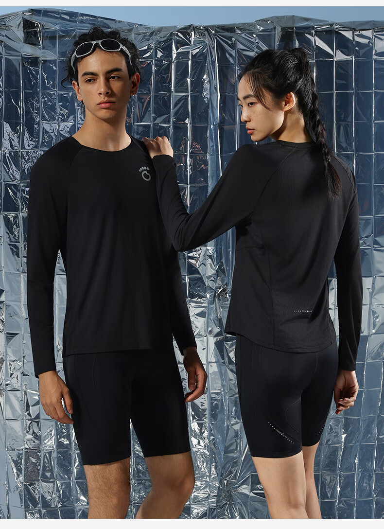 Macondo Original Running Long Sleeve T-Shirt 9th Generation Breathable Quick-Dry Sweat-Resistant Invisible Black Women's Size S 5