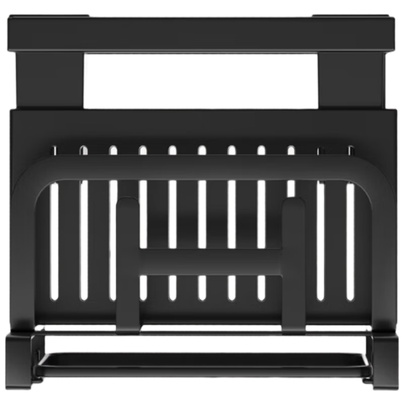 JD Jingzao Black Samurai Knife Rack Pro Cutting Board Pot Lid Vegetable Knife Storage Draining Kitchen Chopsticks Holder [Drainable]