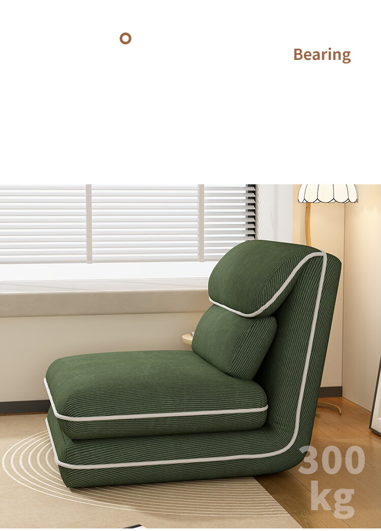Yupin Balcony Lazy Sofa Bed Integrated Folding Single Bed Dual-use Bedroom Sofa Bay Window Tatami S350 15