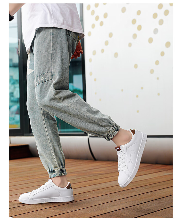Guirenniao Canvas Shoes, Couple's Casual Shoes, Summer Women's Shoes, Versatile Sports Sneakers, White Men's Shoes, White/red, Women's Size 38 5