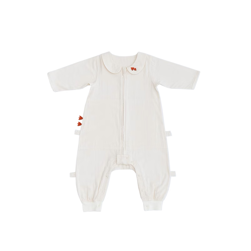 LAZY GOOSE Baby Mulberry Silk Gauze Split-Leg Sleeping Bag, Thin Spring And Summer Style, Children's Anti-Kick Blanket, All-Season Infant Sleeping Bag