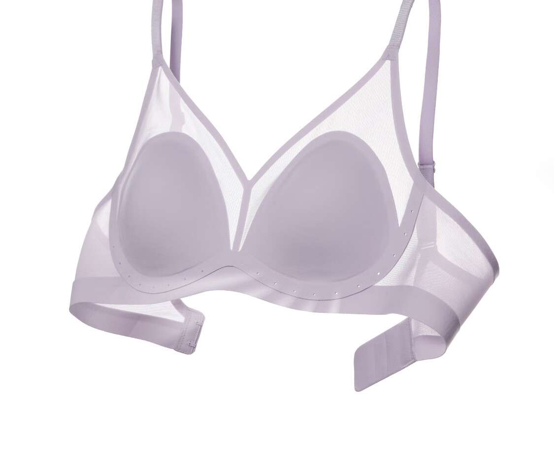Aimer Oxygen Patch Lightweight Breathable Wire-Free Large Bust Minimizing Soft Support Bra 13