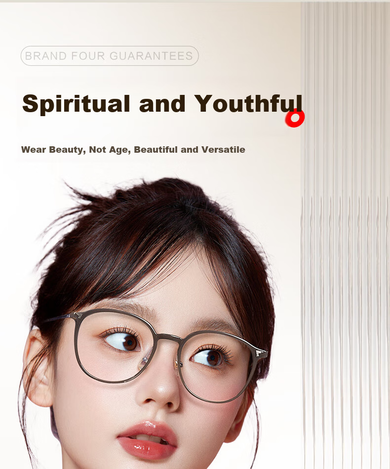 Pulais Reading Glasses for Women, Imported Comfortable Anti-Blue Light Fashionable Elegant Middle-Aged And Elderly Presbyopic Glasses 01247 2.5 Diopter 9
