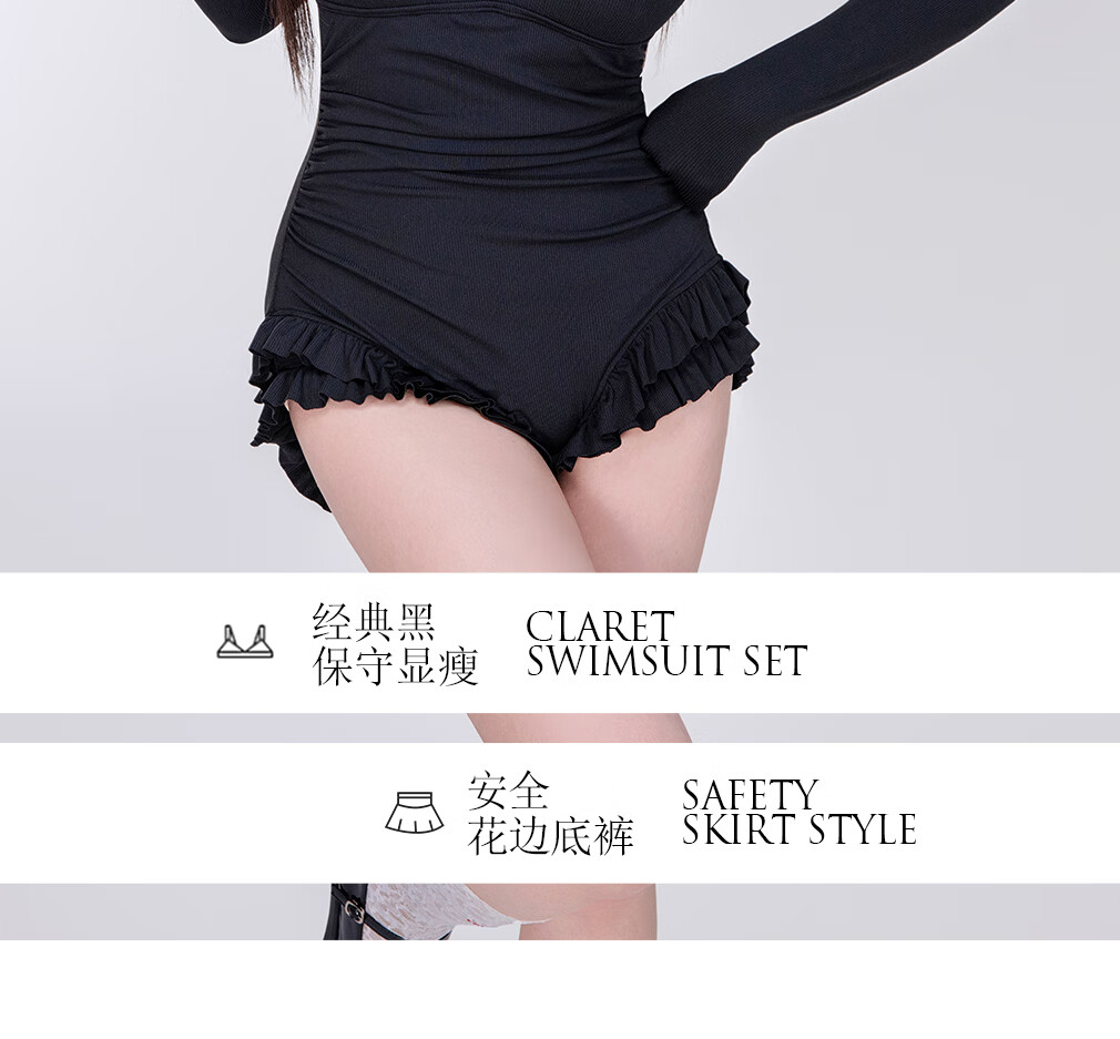 Agliondy Plus Size Swimsuit for Women, Slimming One-Piece Swimwear to Conceal Belly And Flaws, Sexy Hot Spring Resort Style, New 2026 Collectio 3