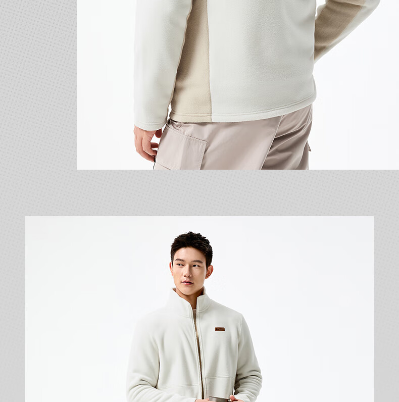 361° Unisex Autumn Winter Fleece POLARTEC Sports Plush Zipper Jacket Liner Fleece Coat 632533613-3 11