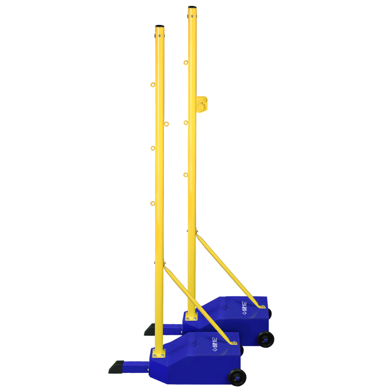 JEEANLEAN Badminton Net Stand, Portable Indoor And Outdoor Training And Competition Standard Badminton Frame