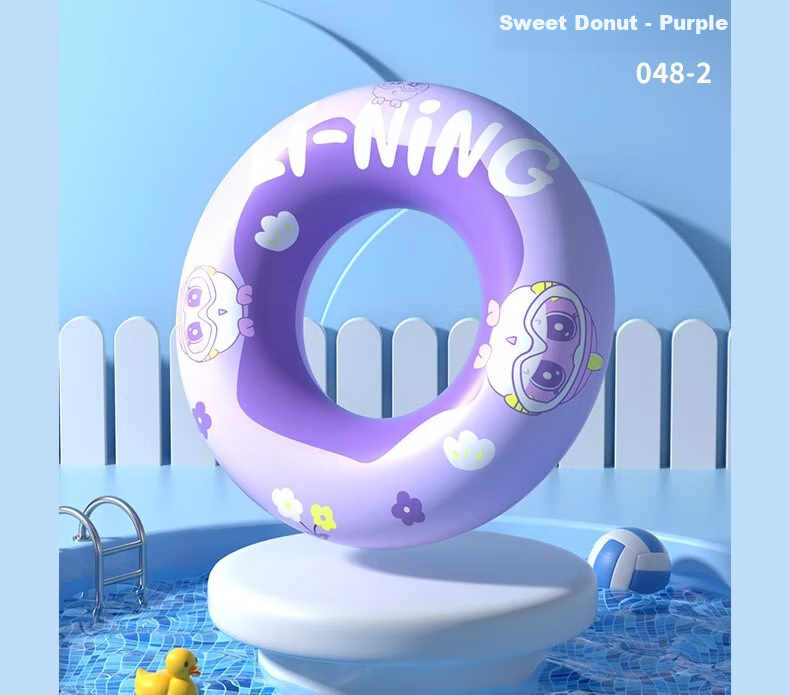 Li-Ning Swimming Ring, Thickened Anti-Rollover Design for Children Over 3 Years Old, Life-Saving Ring, Kids' Water Equipment, Floating Aid 32