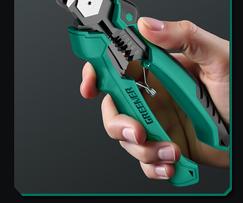 GREENER Pliers, Electrician-Specific, New Industrial-Grade High-Hardness Labor-Saving Tool, Tiger Pliers, Hand Pliers, Multi-Functional Pliers 5
