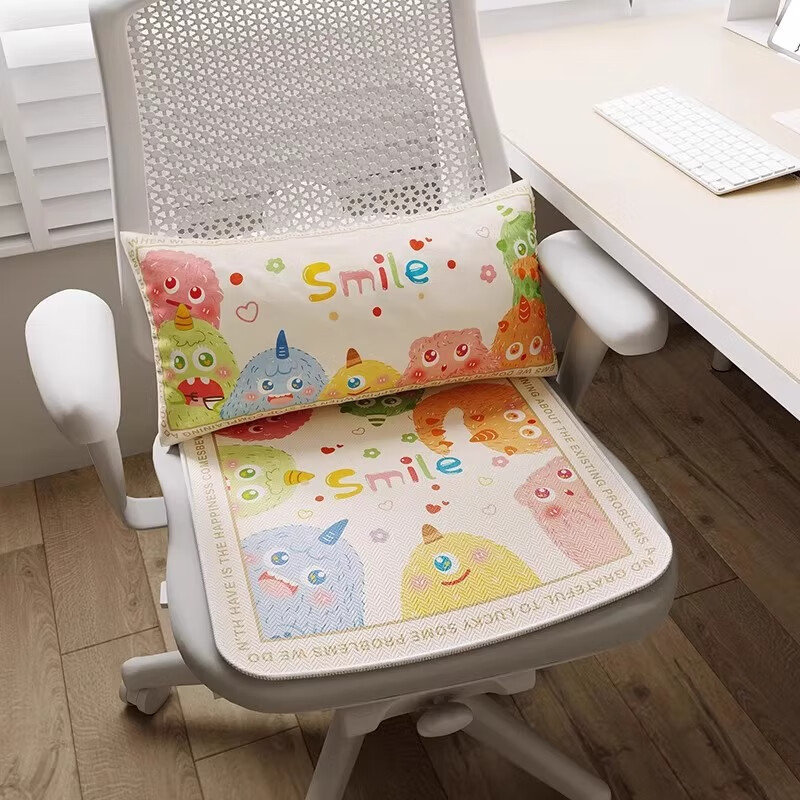 Yinshang Office Seat Cushion Long Sitting Chair Pad Dormitory Computer Chair Butt Cushion Wooden Chair Seat Cushion 45*45cm 16