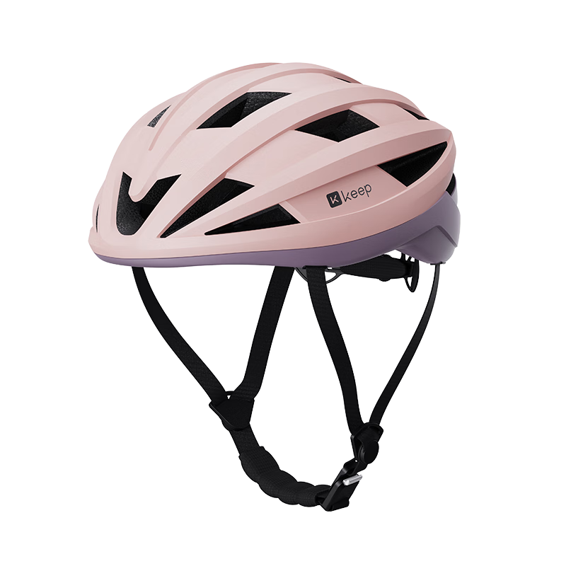 Keep Cycling Helmet Mountain Road Bike Unisex Breathable Integrated Streamlined Helmet Purple L