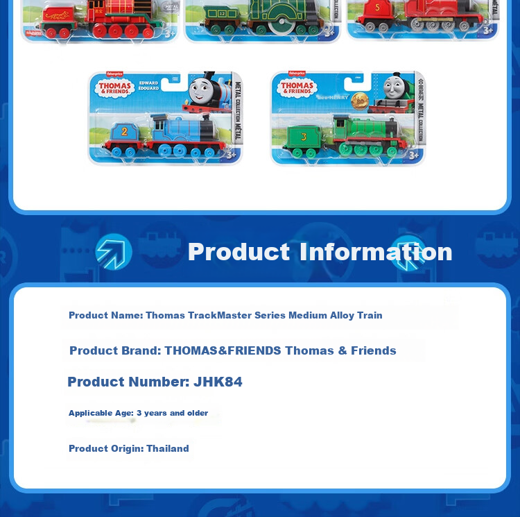 THOMAS&FRIENDS (Random Old Or New Style, 1 Train) Birthday Gift Train - Medium Alloy Small Train JHK84 15