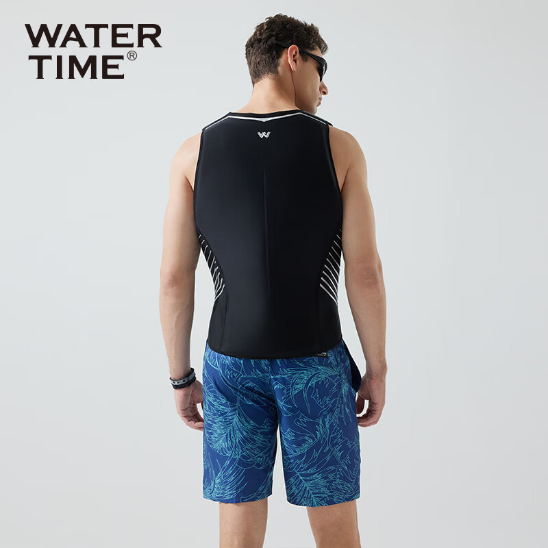WATERTIME Buoyancy Aid, Portable Lightweight High Buoyancy Women's Paddleboard, Jet Ski Fishing Surfing Vest, Black, M